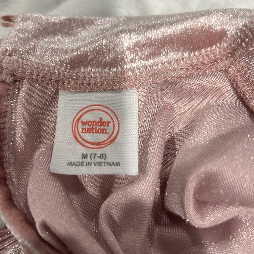 Wonder Nation Velour Dress Sz 7/8 - Picture 5 of 5